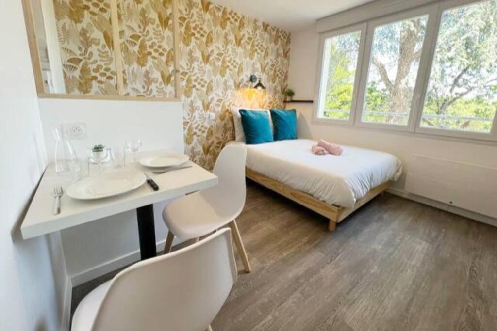 Suite Le Studio Mangue - Cosy & Vue Sur Le Jardin - Plages A Proximite Saint-Nazaire  Exteriör bild